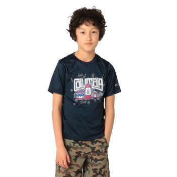 Columbia T-Shirt Jongens, Little Trek Donkerblauw, 05QCZWABX